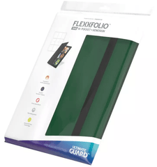 Ultimate Guard Binder: 18-Pocket 360 Flexxfolio Xenoskin Green UGD010206